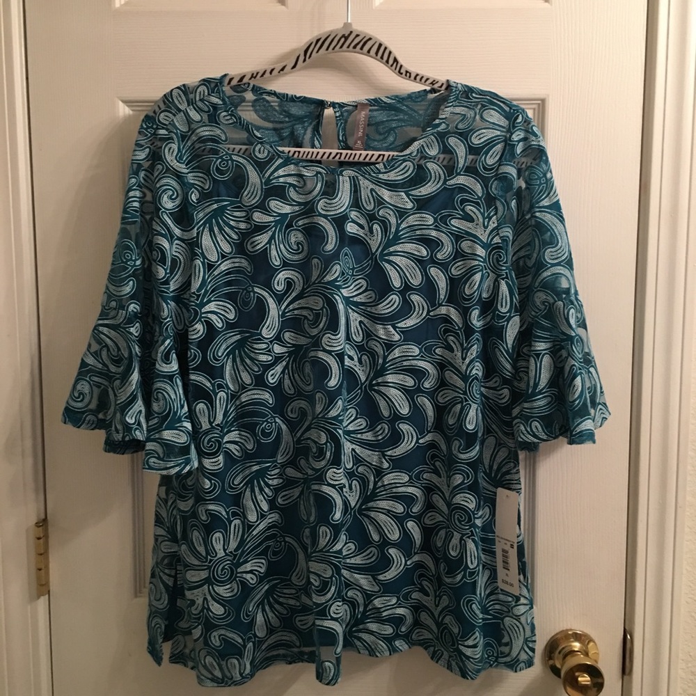 XL Massini top dark teal
